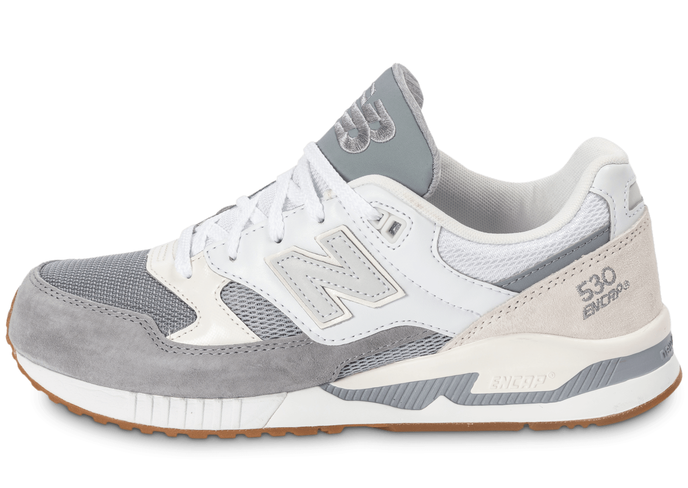 new balance blanc gris